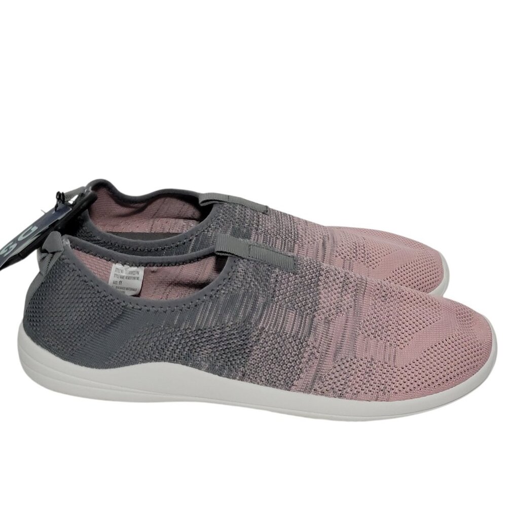 DSG Knit Water Shoes Women Size 11 Slip On Pink Gray Ombre Beach Pool Cruise NEW - Picture 5 of 12